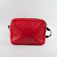 Louis Vuitton Taigarama Men's Messenger Bag Red