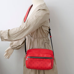 Louis Vuitton Taigarama Men's Messenger Bag Red