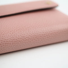Gucci Interlocking G Tri- Fold Long Wallet Pink