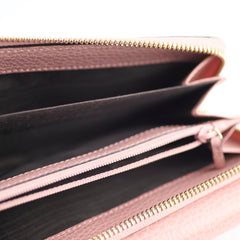 Gucci Interlocking G Tri- Fold Long Wallet Pink