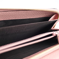 Gucci Interlocking G Tri- Fold Long Wallet Pink