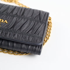 Prada Wallet On Chain Black