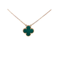 Van Cleef & Arpels Vintage Alhambra Malachite Necklace 2024