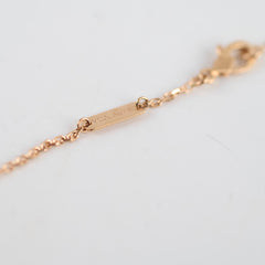 Van Cleef & Arpels Vintage Alhambra Rhodonite Diamond Necklace Holiday Limited Edition 2021