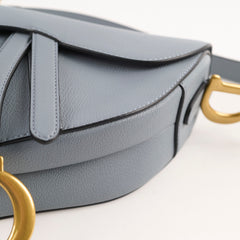 Christian Dior Saddle Bag Light Blue