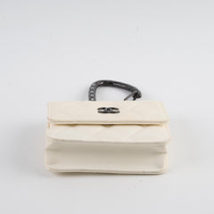 Chanel 21k Jewel Hook Card Holder White Series 31