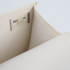 Chanel 21k Jewel Hook Card Holder White Series 31