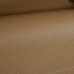 Chanel Caviar Medium M/L Classic Double Flap Beige Clair Series 14