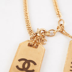Chanel Name Tag Necklace (Costume Jewellery)