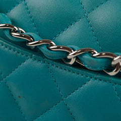 Chanel Jumbo Double Flap Lambskin Blue