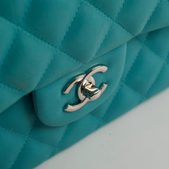 Chanel Jumbo Double Flap Lambskin Blue