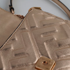 Fendi Mini Baguette Pink Metallic