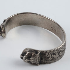 Gucci Ruthenium Tiger Bangle