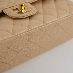 Chanel Classic Flap Medium/Large M/L Caviar Beige
