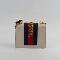 Gucci Sylvie Small Chain Bag White/Ivory
