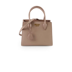 Prada Saffiano Leather Tote Blush Pink