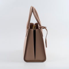 Prada Saffiano Leather Tote Blush Pink