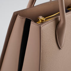 Prada Saffiano Leather Tote Blush Pink