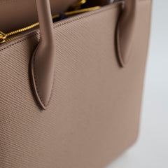 Prada Saffiano Leather Tote Blush Pink