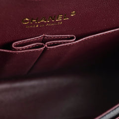 Chanel Medium M/L Caviar Classic Flap Black 24 series