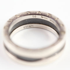 Bvlgari Save The Children Ring Silver Size 56