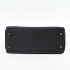 Hermes Kelly 28 Togo Black - Stamp C