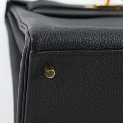 Hermes Kelly 28 Togo Black - Stamp C