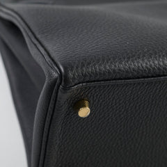 Hermes Kelly 28 Togo Black - Stamp C