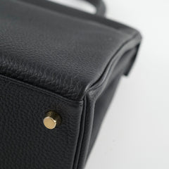 Hermes Kelly 28 Togo Black - Stamp C