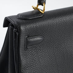 Hermes Kelly 28 Togo Black - Stamp C