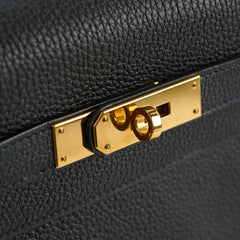 Hermes Kelly 28 Togo Black - Stamp C
