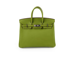 Hermes Birkin 25 Togo PHW Vert Anis M Square Stamp