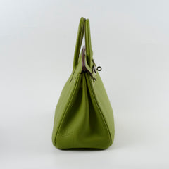 Hermes Birkin 25 Togo PHW Vert Anis M Square Stamp