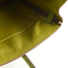 Hermes Birkin 25 Togo PHW Vert Anis M Square Stamp