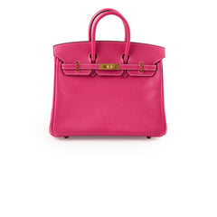 Hermes Birkin 25 Rose Tyrien Epsom GHW Q Square Stamp