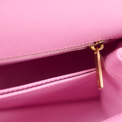 Chanel Small Coco Handle Caviar Pink Microchipped