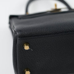 Hermes Kelly 25 Togo GHW Noir D Stamp