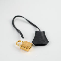 Hermes Kelly 25 Togo GHW Noir D Stamp