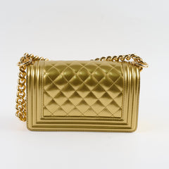 Chanel Small Boy Gold 19 Series