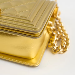 Chanel Small Boy Gold 19 Series