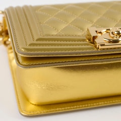 Chanel Small Boy Gold 19 Series
