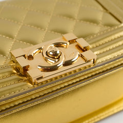 Chanel Small Boy Gold 19 Series