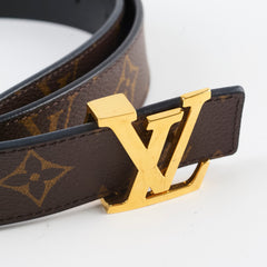 Louis Vuitton Reverse Belt Size 95 Black/Monogram