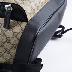 Gucci GG Supreme Large Backpack Beige/Black
