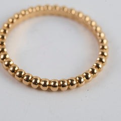 Van Cleef & Arpels Perlee Pearls Ring Size 53 Rose Gold