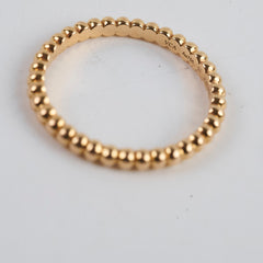 Van Cleef & Arpels Perlee Pearls Ring Size 53 Rose Gold