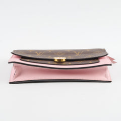 Louis Vuitton Flore Chain Wallet On Chain Monogram Pink