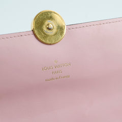 Louis Vuitton Flore Chain Wallet On Chain Monogram Pink