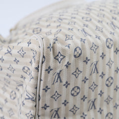 Louis Vuitton Speedy 30 Mini Lin Fabric Bag Cream