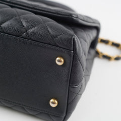 Chanel Medium Coco Handle Black Caviar